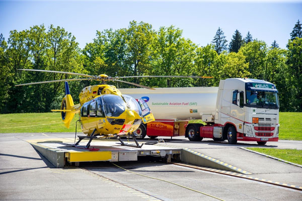 H145 da Airbus Helicopters é o primeiro helicóptero de resgate a voar com combustível sustentável