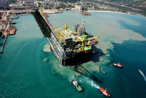 Produção óleo e gás no Brasil
