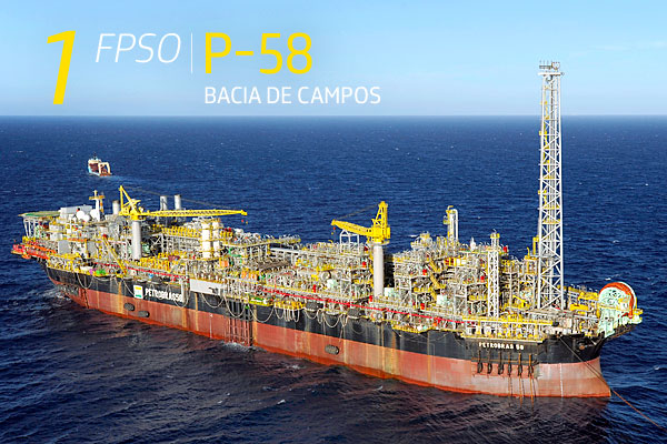 A Petrobras possui a maior frota de FPSOs do mundo